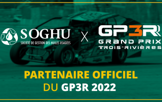 SOGHU, partenaire officiel du GP3R 2022.